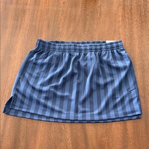 Nike Women's Navy Striped Mini Skirt